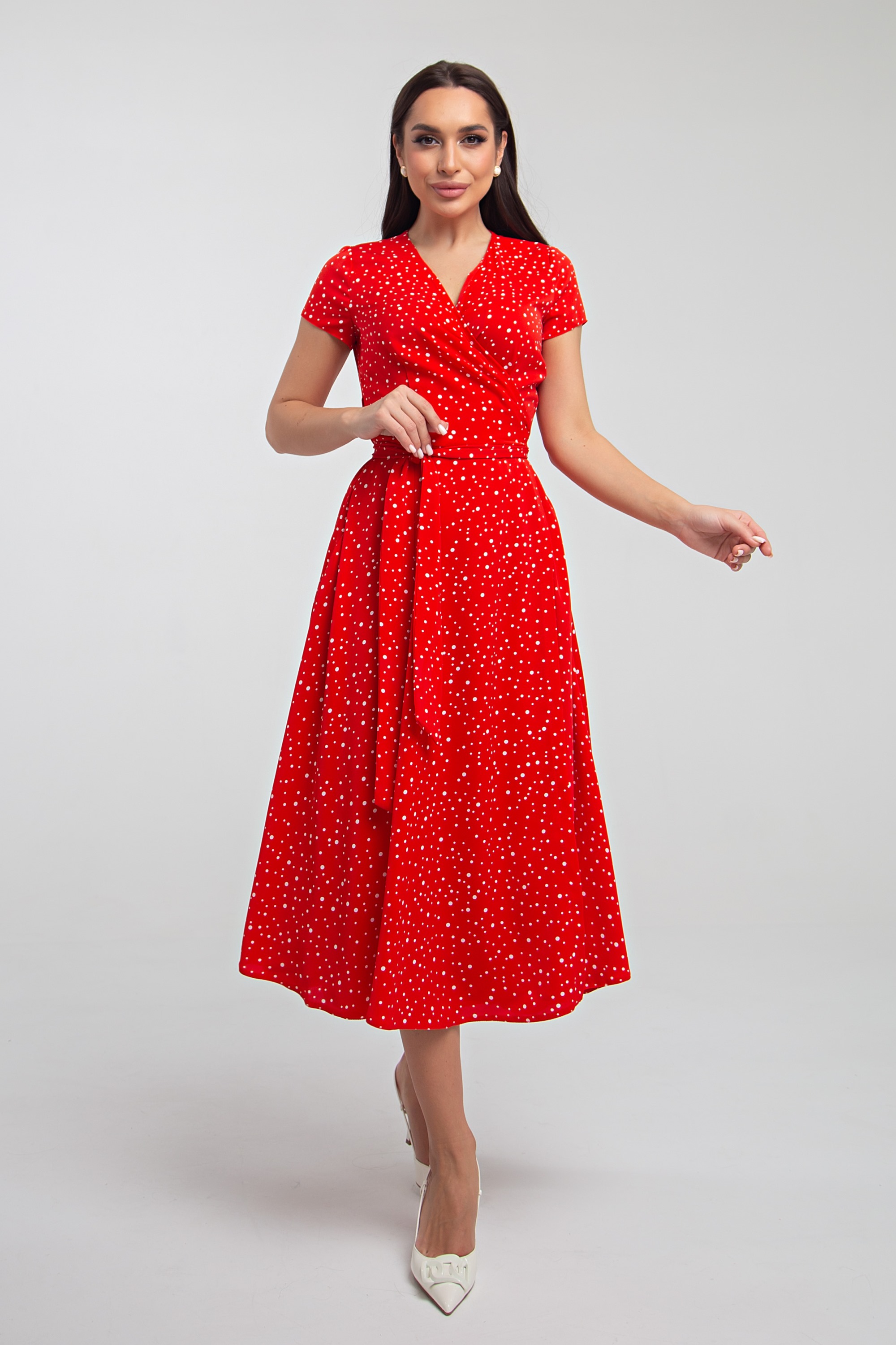 Платье 0275-01-27-11 Красный