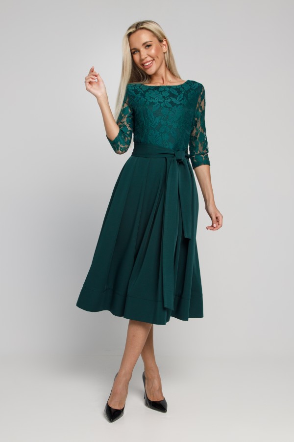 Платье 0017-01-19-14 Зеленый