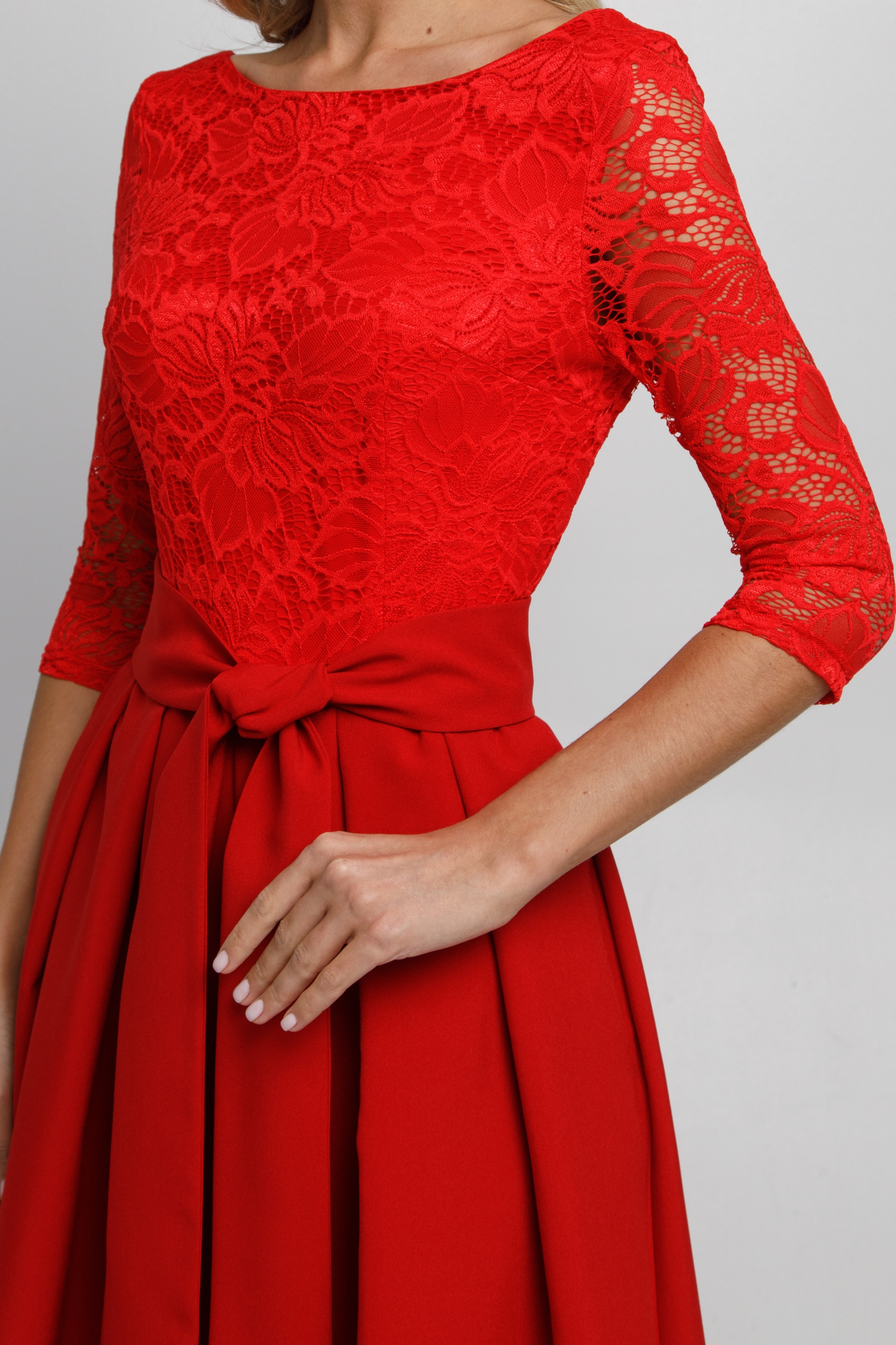 Платье 0017-01-19-16 Красный
