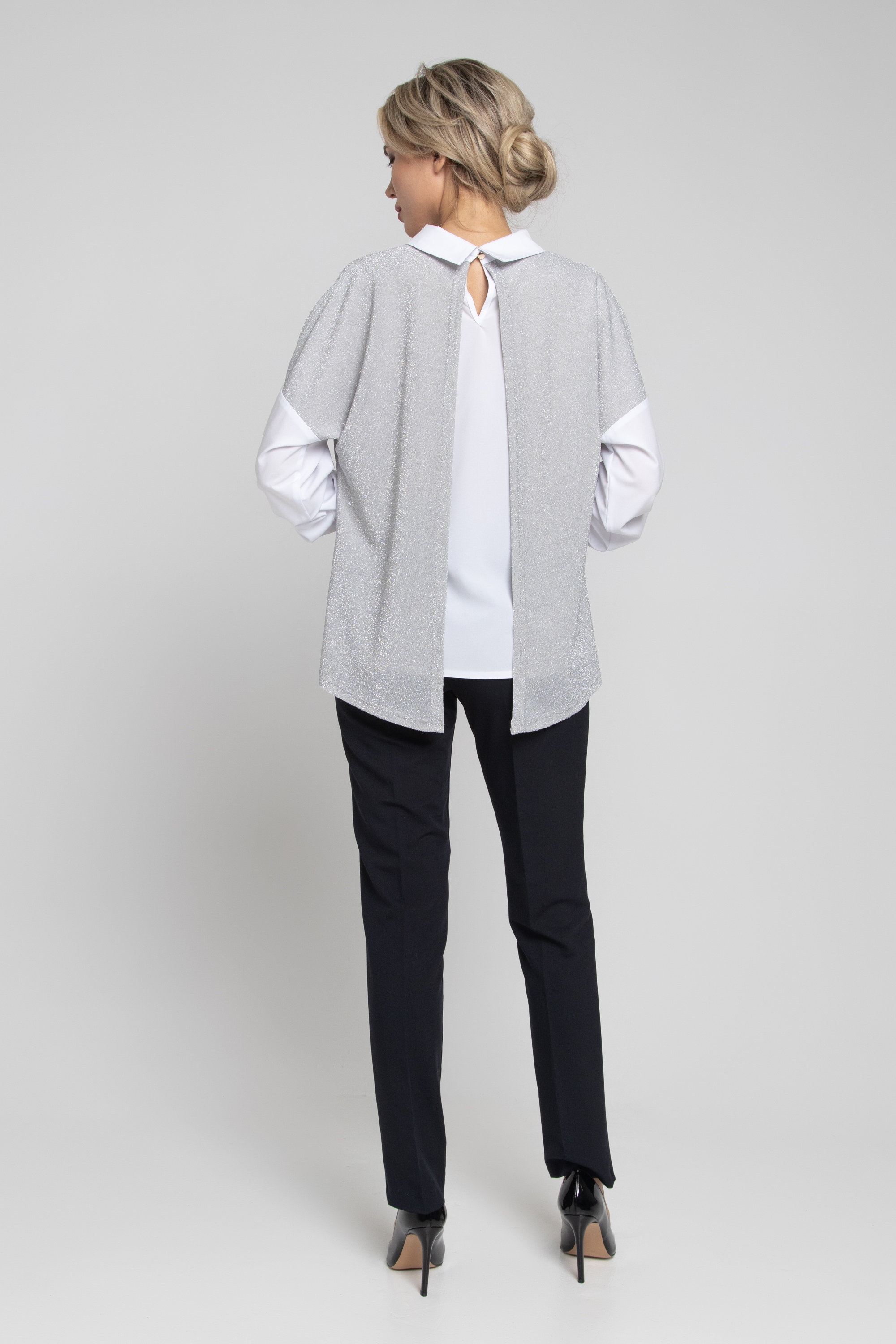 Блузка 0078-01-19-15 Серый