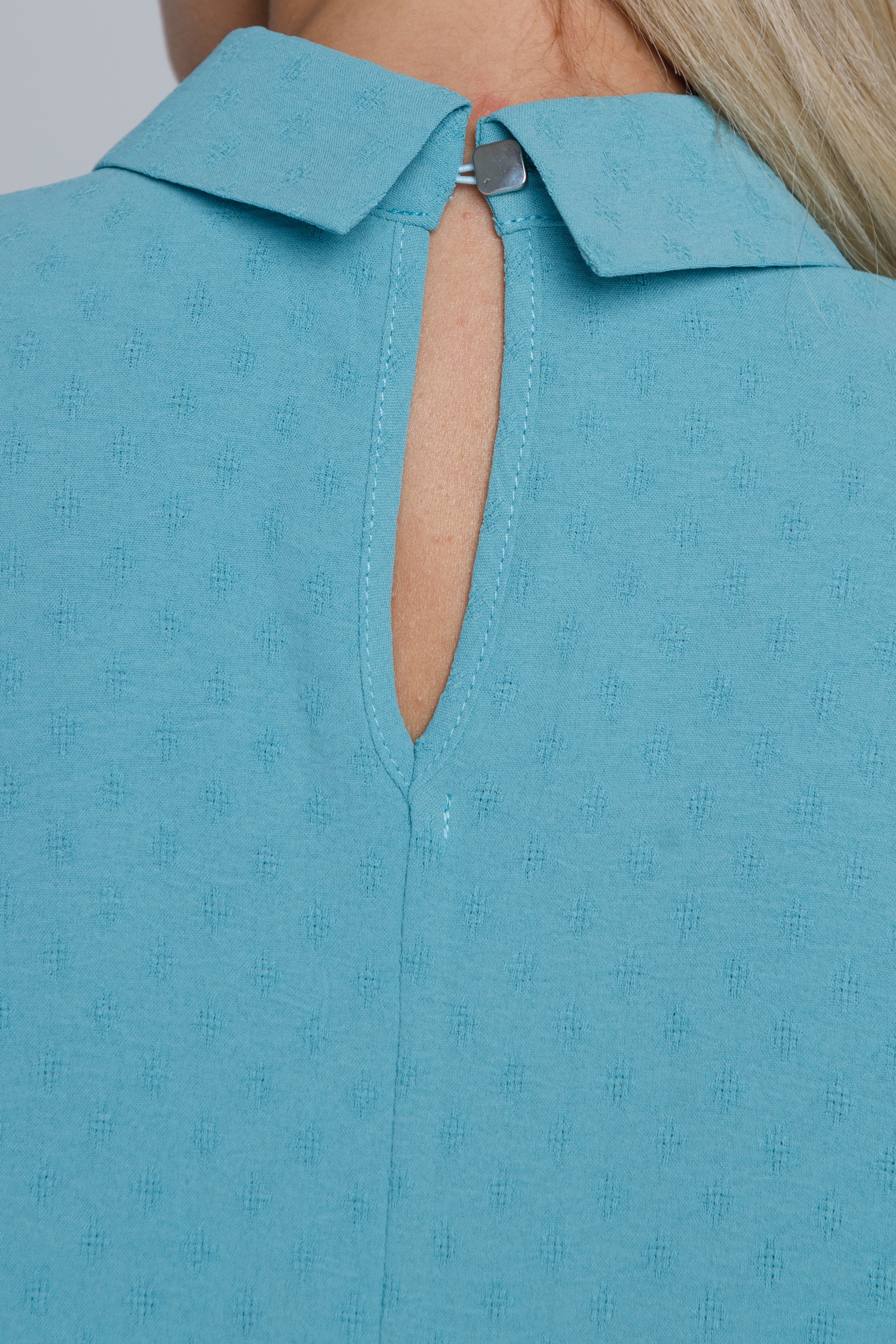Блуза прямого силуэта с рукавами летучая мышь. 0266-01-27-10-07
